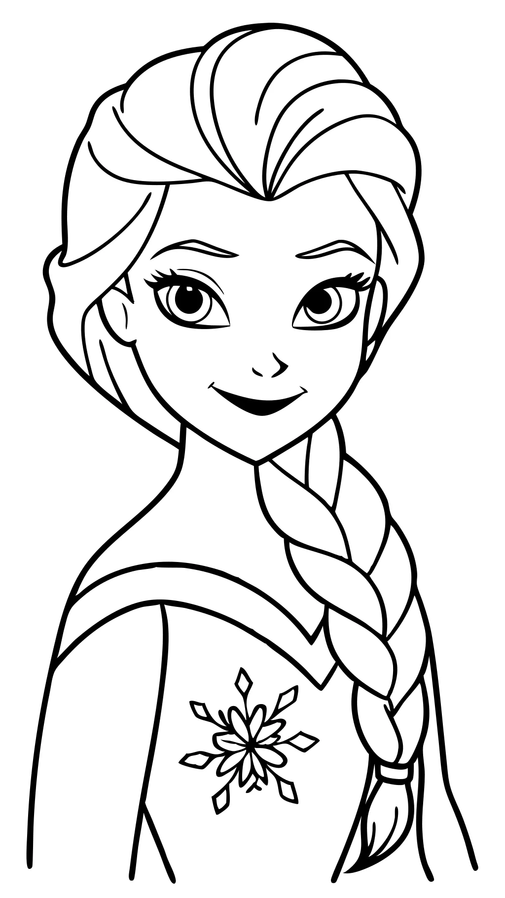 coloriages elsa imprimables